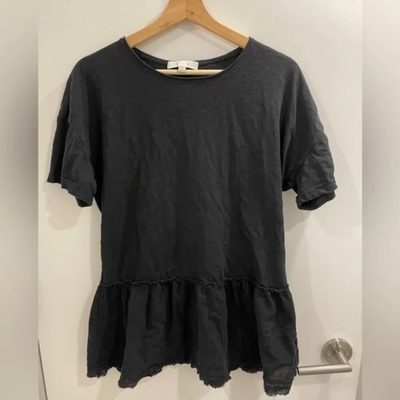 Eri + Ali peplum tee for Anthropologie.  Size M - Picture 1 of 6